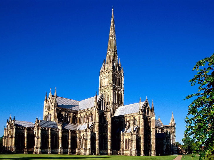 Cathédrale de Salisbury Wiltshire Englan, Cathédrale de Salisbury, Religieux, Fond d'écran HD