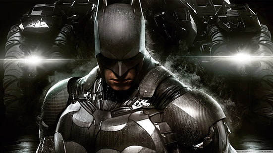 DC Batman обои, Бэтмен, супергерой, Batman: Arkham Knight, видеоигры, HD обои HD wallpaper