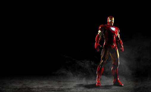 Iron Man, Wallpaper Iron-Man, Film, Iron Man, ironman, iron man, marvel, stark, tony stark, industri mencolok, Wallpaper HD HD wallpaper