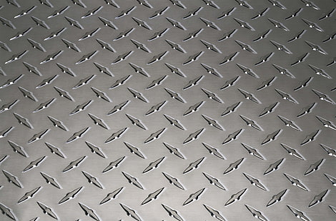 серая стальная панель, металл, текстура, железо, HD обои HD wallpaper