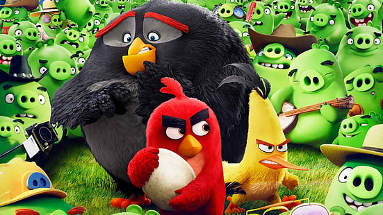 Angry Birds, фильм «Злые птицы», HD обои HD wallpaper