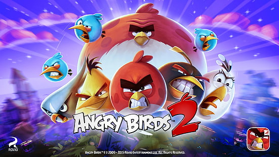 Angry Birds 2, HD обои HD wallpaper