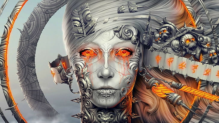 fantasy art androids planescape torment fan art robot science fiction, HD wallpaper