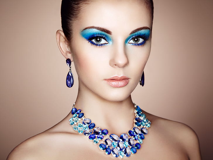 look, girl, decoration, style, photo, portrait, earrings, makeup, Oleg Gekman, HD wallpaper
