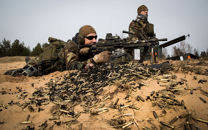 broń, żołnierze, łotewskie siły specjalne, Tapety HD