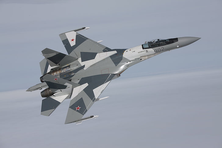 militer, pejuang, rusia, Sukhoi, su35, Su 35, jet, Rusia, Wallpaper HD