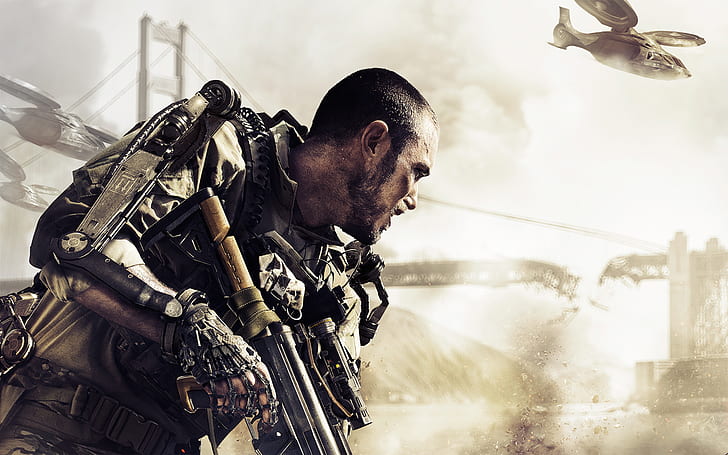 Call of Duty Advanced Warfare, avanzado, llamada, deber, guerra, Fondo de pantalla HD