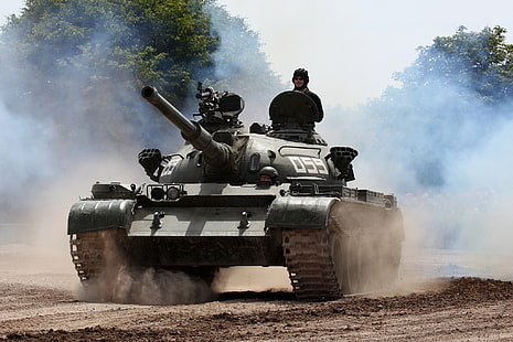 tank, sovjet, genomsnitt, T-55, HD tapet HD wallpaper
