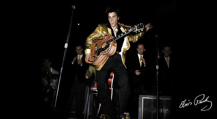 Elvis Presley 1956, Elvis Presley, Vintage, Music, elvis, icon, 68 special, elvis presley, 50's elvis, king of rock 'n' roll, king of rock 'n roll, HD tapet