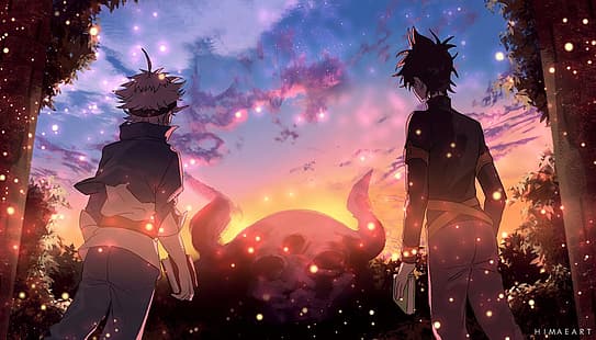 Anime-Jungs, Asta, Yuno, Black Clover, HD-Hintergrundbild HD wallpaper