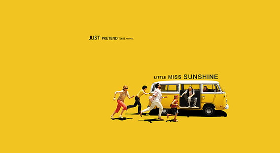 Film, Mała Miss Sunshine, Słodki, Zabawny, Humor, Żółty, Tapety HD HD wallpaper