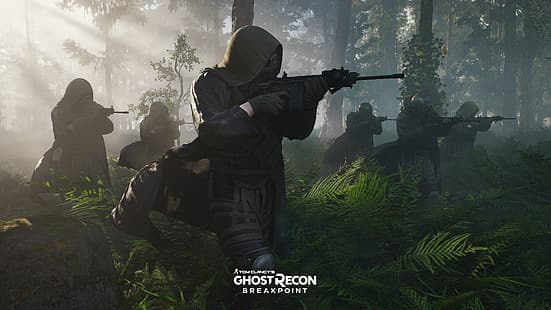 Ghost Recon Breakpoint, Tom Clancy's Ghost Recon Breakpoint, изкуство за видеоигри, герои от видеоигри, Ghost Recon, Tom Clancy's, Ubisoft, HD тапет HD wallpaper