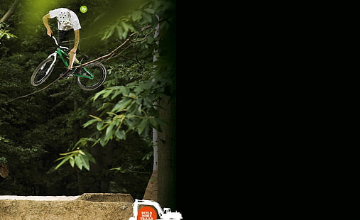 MTB Dirt Jump, Спорт, Езда на велосипеде, MTB, велосипед, грязь, прыжок, BMX, HD обои HD wallpaper