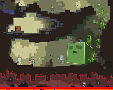 Captura de pantalla de la aplicación del juego Minecraft, Minecraft, videojuegos, Fondo de pantalla HD HD wallpaper