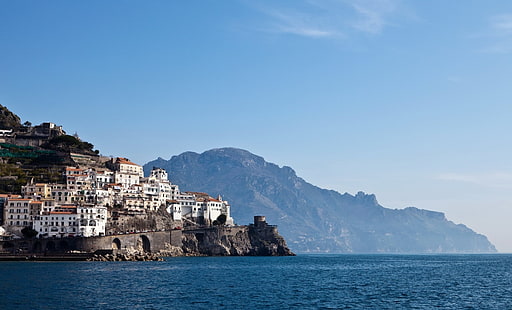 Kasabalar, Ravello, Campania, İtalya, Salerno, HD masaüstü duvar kağıdı HD wallpaper