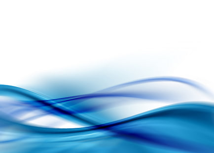wallpaper gelombang biru, transparansi, garis, biru, kurva, Wallpaper HD HD wallpaper