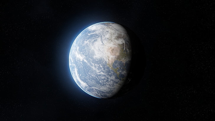 Erde, Weltraum, Erde, HD-Hintergrundbild