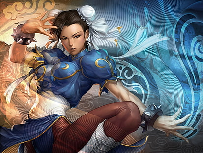 chun li, Street Fighter, Sfondo HD HD wallpaper