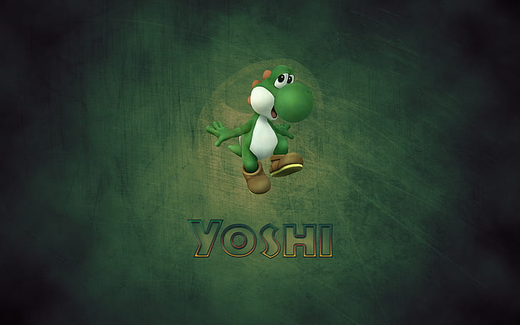 Mario Yoshi Green Nintendo HD, videogiochi, green, mario, nintendo, yoshi, Sfondo HD