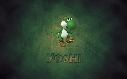 Mario Yoshi Green Nintendo HD, видео игри, зелен, mario, nintendo, yoshi, HD тапет HD wallpaper