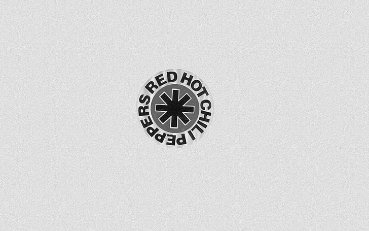 Red Hot Chili Peppers Grey Gray HD, red hot chili peppers logo, music, red, hot, grey, gray, peppers, chili, HD wallpaper