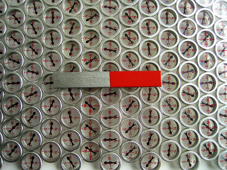 compasses, magnets, HD wallpaper