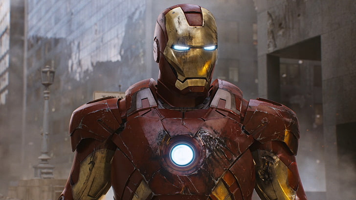 Fond d'écran Iron Man, Iron Man, Marvel Comics, super-héros, Fond d'écran HD