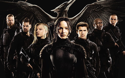 헝거 게임 : Mockingjay-1 부, Jennifer Lawrence, Natalie Dormer, Liam Hemsworth, HD 배경 화면 HD wallpaper