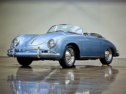 1958 ปอร์เช่ 356 1600 Speedster, เปิดประทุน, วินเทจ, Speedster, คลาสสิก, ปอร์เช่, โบราณ, 1958, 1600, รถยนต์, วอลล์เปเปอร์ HD HD wallpaper