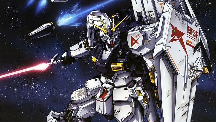 anime, Gundam, mech, Mobile Suit, perisai, Wallpaper HD