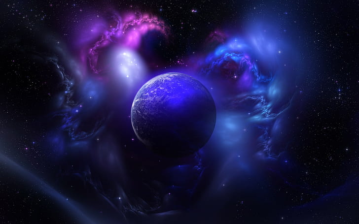 อวกาศดวงดาวดาวเคราะห์ศิลปะอวกาศศิลปะดิจิทัล, วอลล์เปเปอร์ HD