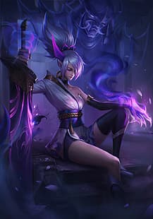 League of Legends, Spirit Blossom, Riven (League of Legends), Riven, gry na PC, Tapety HD HD wallpaper