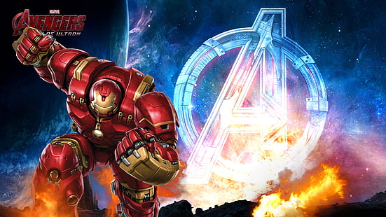 Iron Man, Avengers: Age of Ultron, Marvel Comics, Hulkbuster, Sfondo HD HD wallpaper