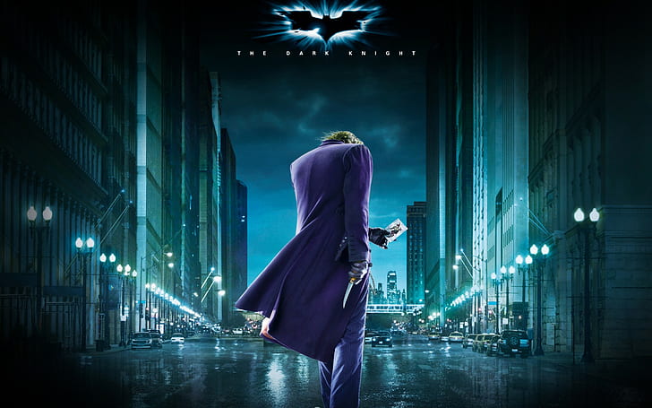 Filme, The Dark Knight, Joker, Heath Ledger, HD-Hintergrundbild