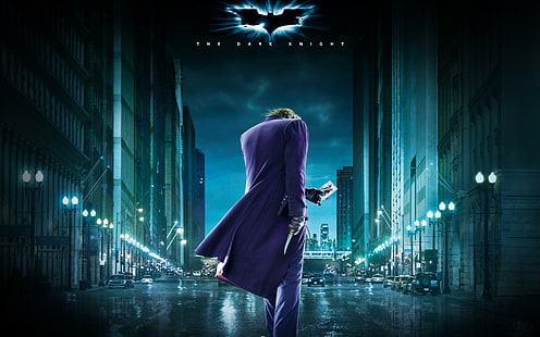 películas, The Dark Knight, Joker, Heath Ledger, Fondo de pantalla HD HD wallpaper
