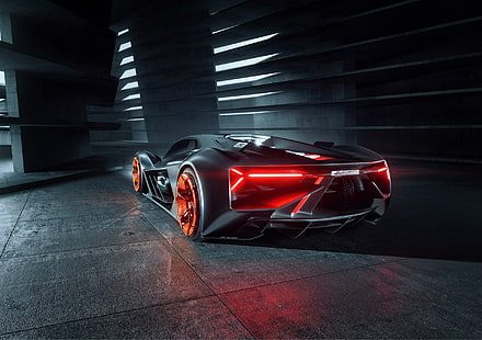 Lamborghini Terzo Millennio, 2019, HD, HD обои HD wallpaper