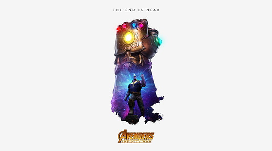 Infinity Gauntlet, 5K, Avengers: Infinity War, Thanos, Fondo de pantalla HD HD wallpaper