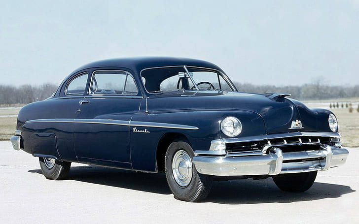 1951 Lincoln Aviator, czarny klasyczny samochód, samochody, 2560x1600, lincolna, lincolna aviatora, Tapety HD