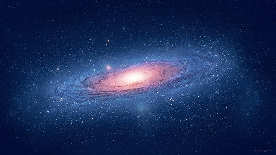 Galaxienmalerei, Raum, Galaxie, Sterne, Milchstraße, digitale Kunst, Universum, Raumkunst, HD-Hintergrundbild HD wallpaper