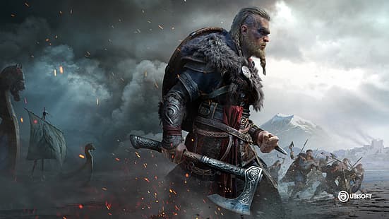Ubisoft, videogiochi, Assassin's Creed, Assassin's Creed: Valhalla, Sfondo HD HD wallpaper