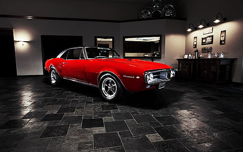Pontiac Firebird 1967, pontiac firebird, мускулна кола, стари автомобили, класически автомобили, спортни автомобили, HD тапет HD wallpaper