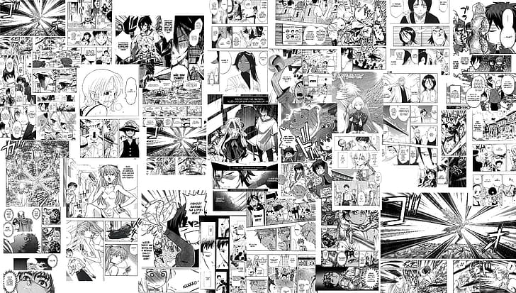manga, anime, mélanger, Fond d'écran HD