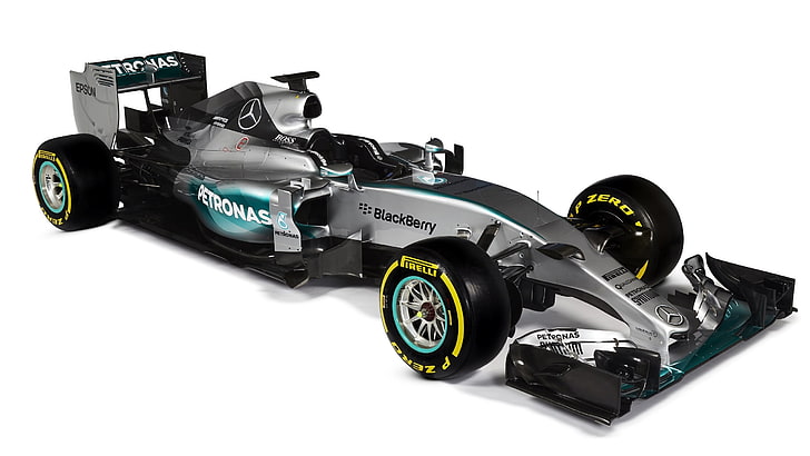 jouet de voiture grise, formule 1, Mercedes, AMG, hybride, 2015, W06, Fond d'écran HD