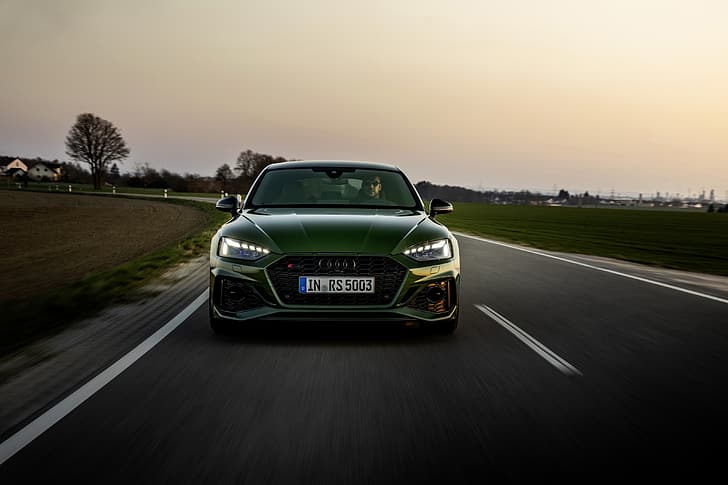 Audi, front, on the road, RS 5, 2020, RS5 Sportback, HD wallpaper