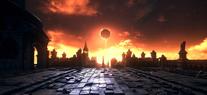 Dark Souls, Dark Souls III, Eclipse, Tapety HD HD wallpaper