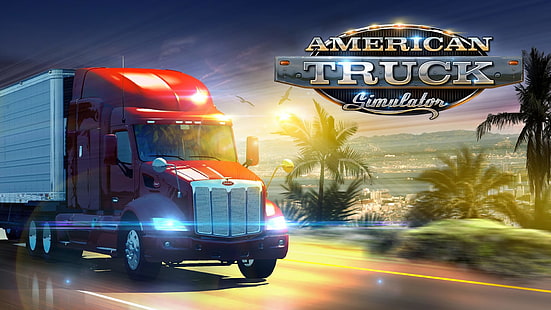 Videojuego, American Truck Simulator, Fondo de pantalla HD HD wallpaper