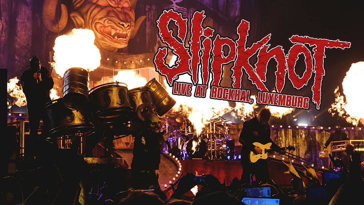 Slipknot, Nu Metal, band metal, konser, Wallpaper HD