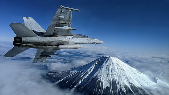 Super Hornet, F / A-18F, 7. US-Flotte, HD-Hintergrundbild HD wallpaper