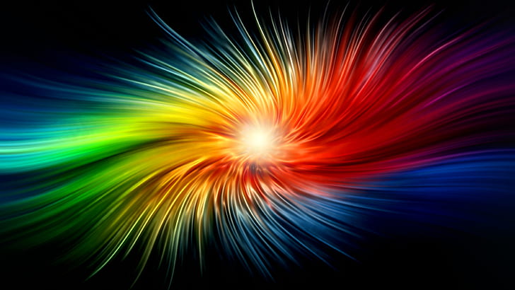Abstrakt, Farben, Blau, Grün, Lila, Rot, Gelb, Orange (Farbe), HD-Hintergrundbild