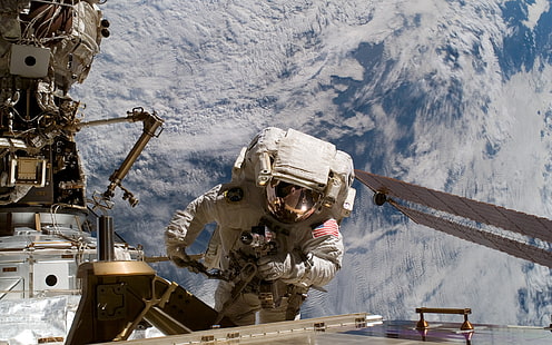 Astronaut NASA Earth HD, rymden, jorden, nasa, astronauten, HD tapet HD wallpaper